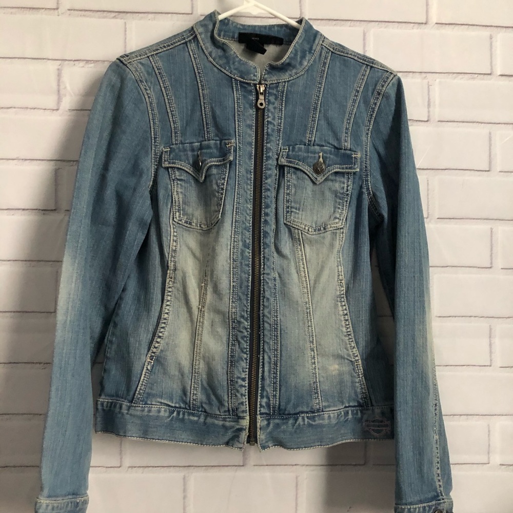 🌛 Women’s Harley Davidson jean jacket 🌛